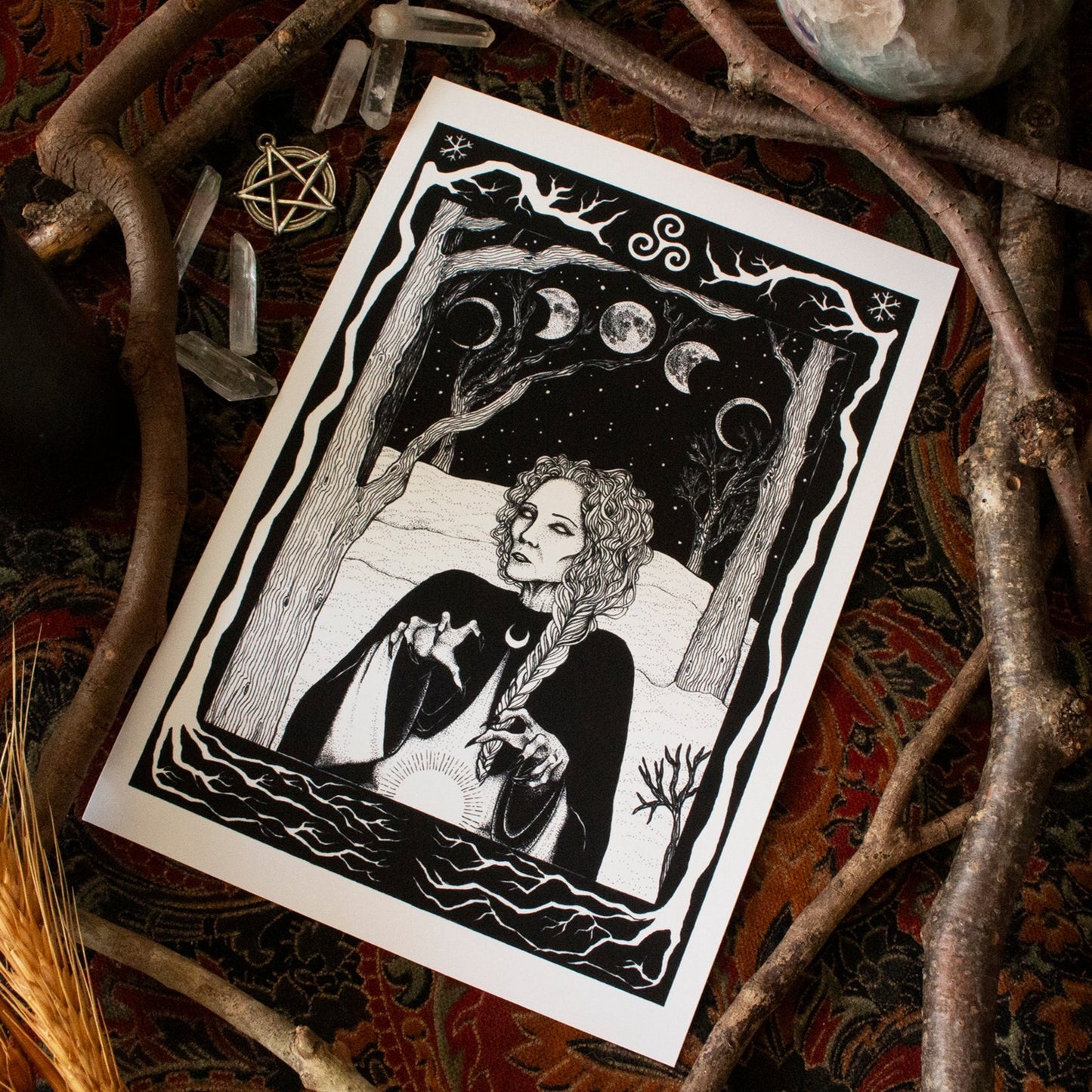 DARK GODDESS ART PRINT