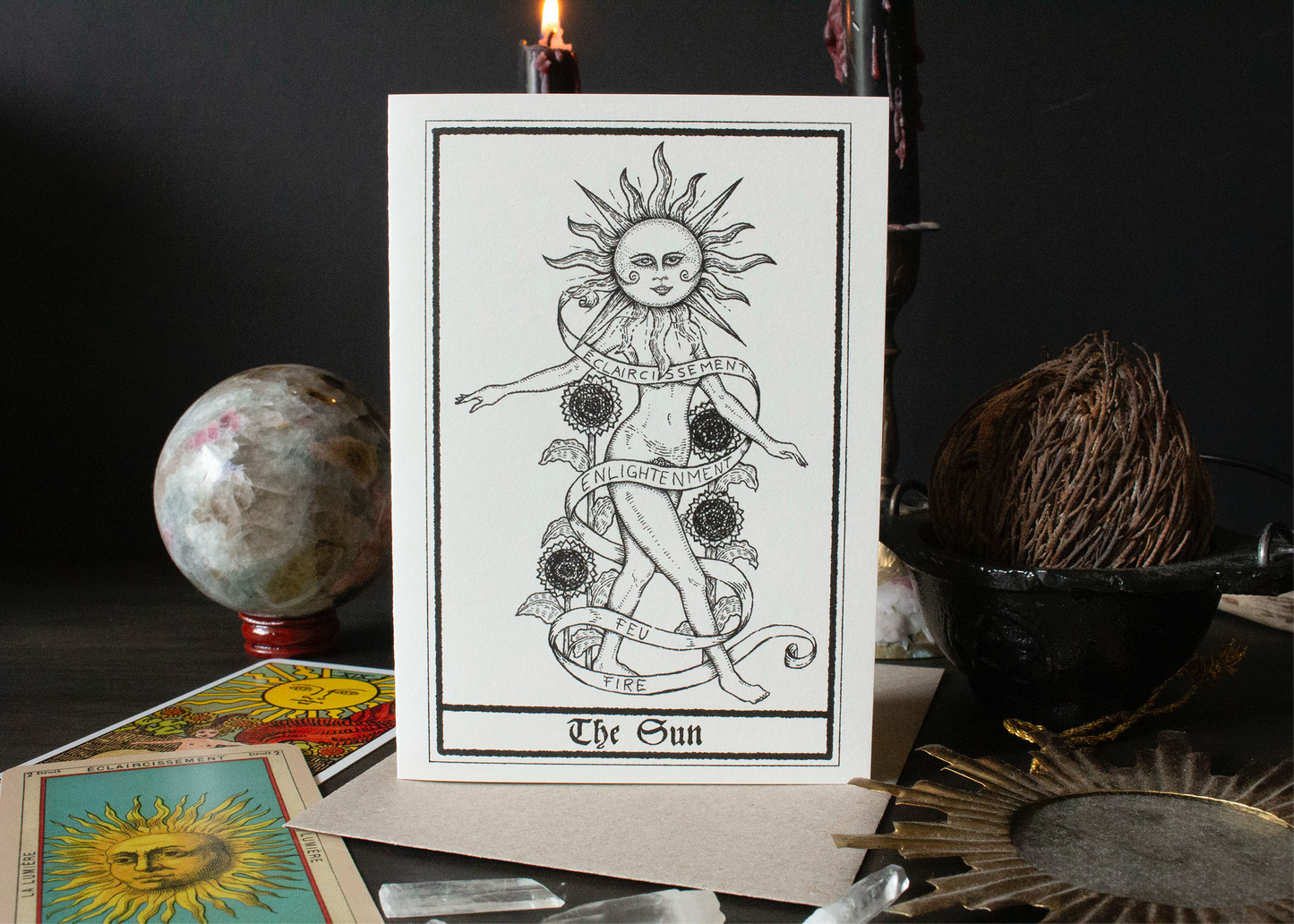 THE SUN TAROT GREETING CARD