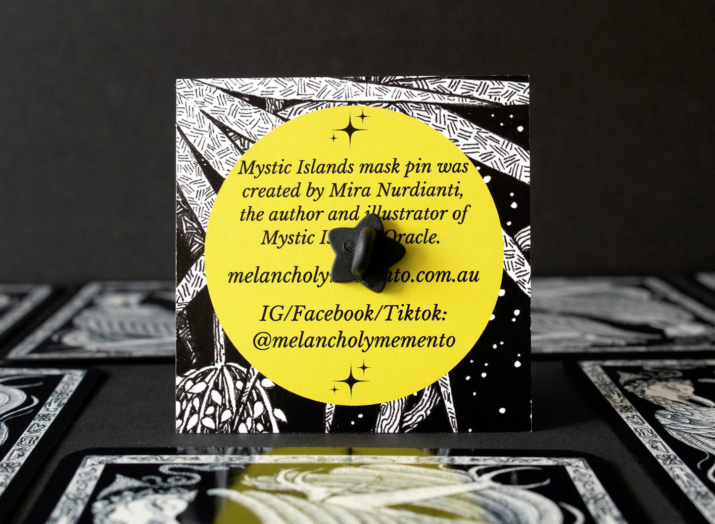 *NEW* MYSTIC ISLANDS MASK PIN