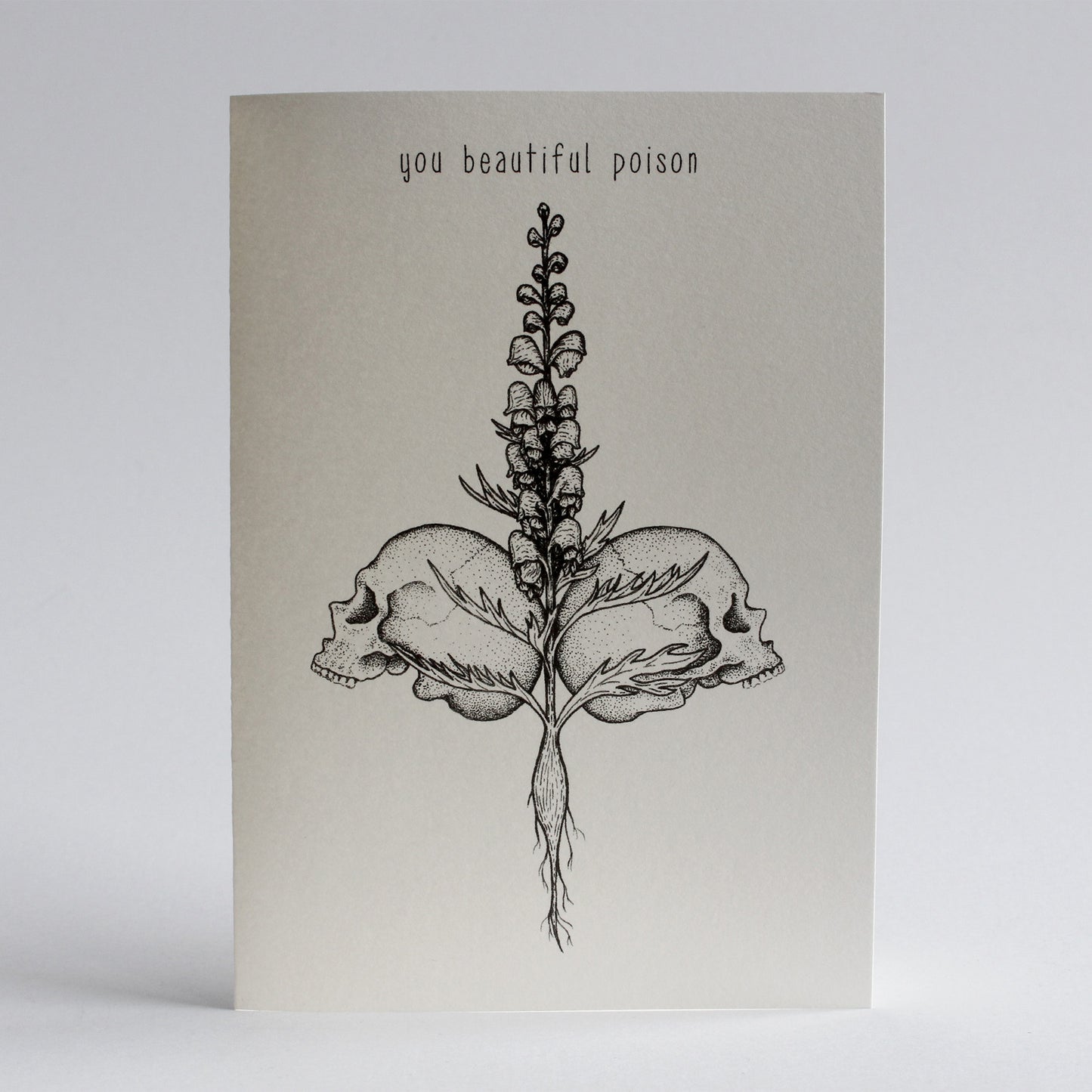 BEAUTIFUL POISON GREETING CARD