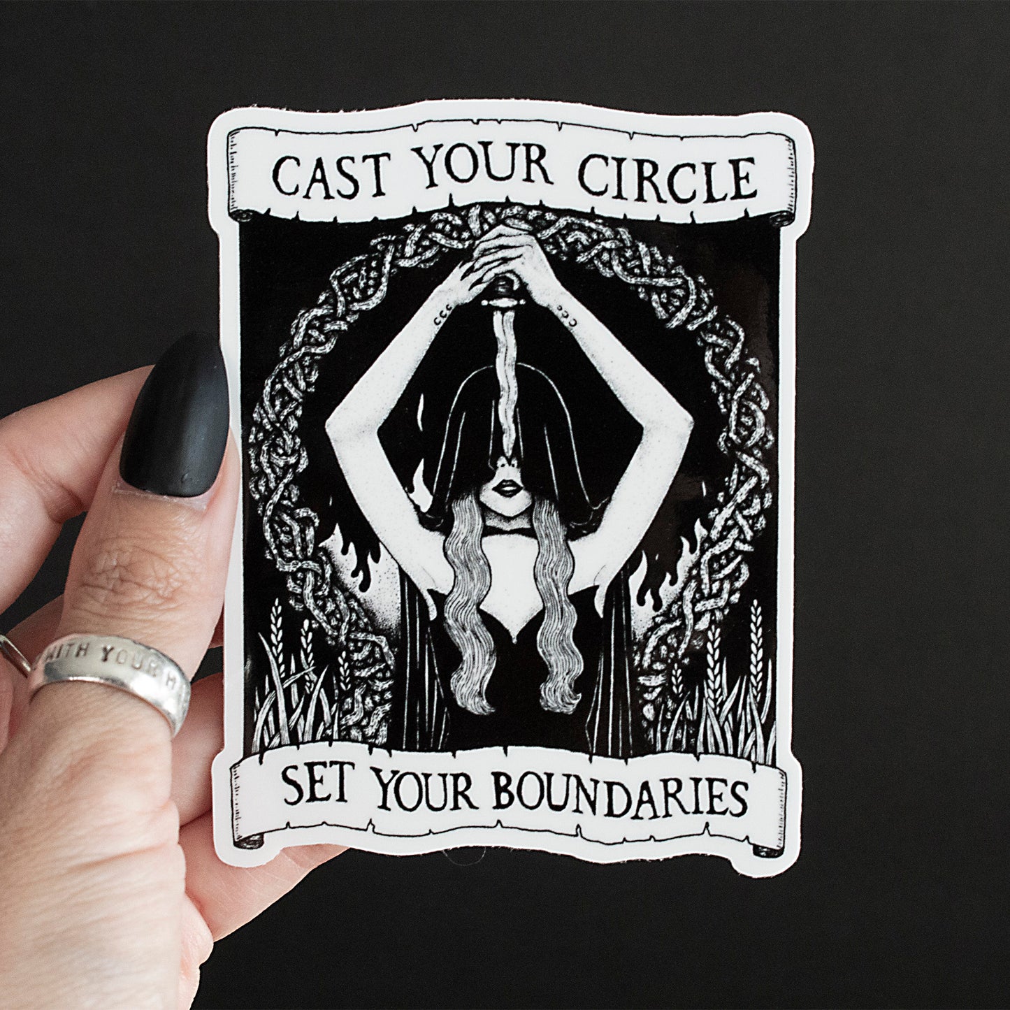 WITCHY VINYL STICKER