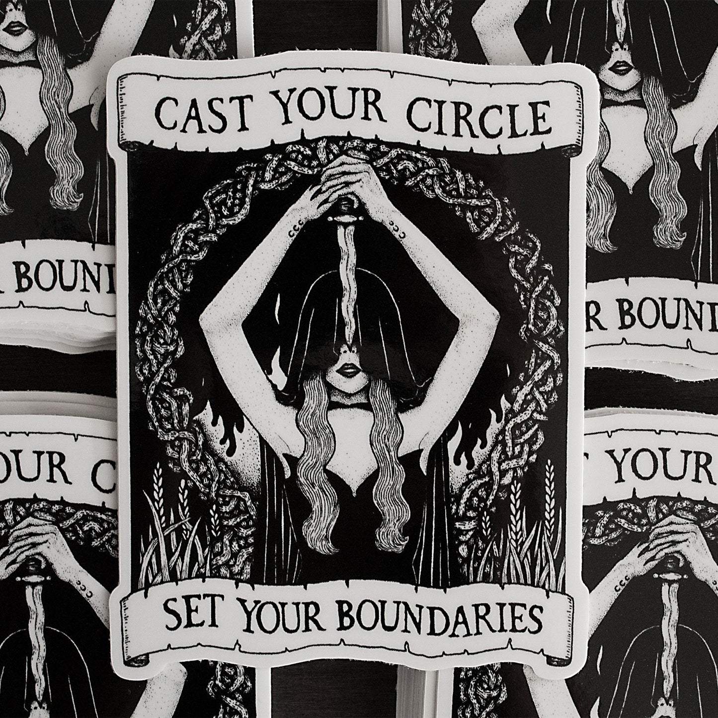 WITCHY VINYL STICKER