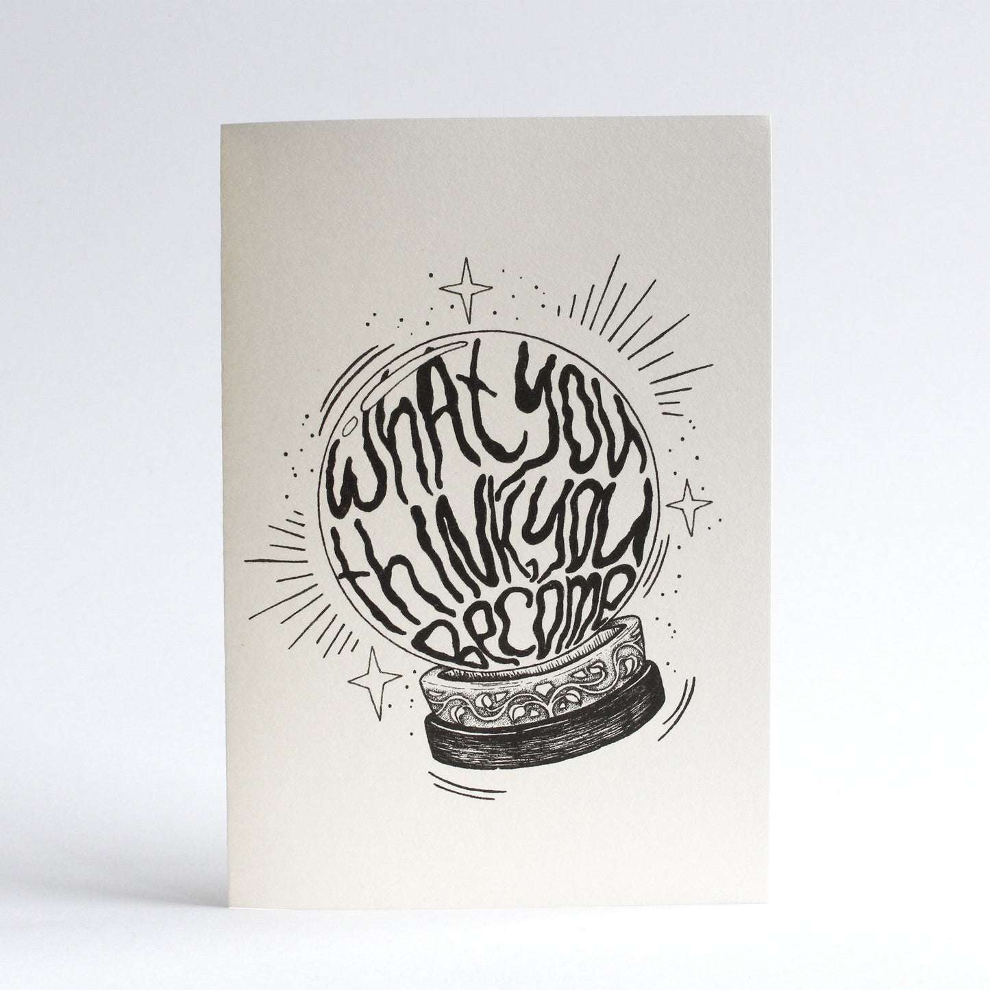 CRYSTAL BALL GREETING CARD