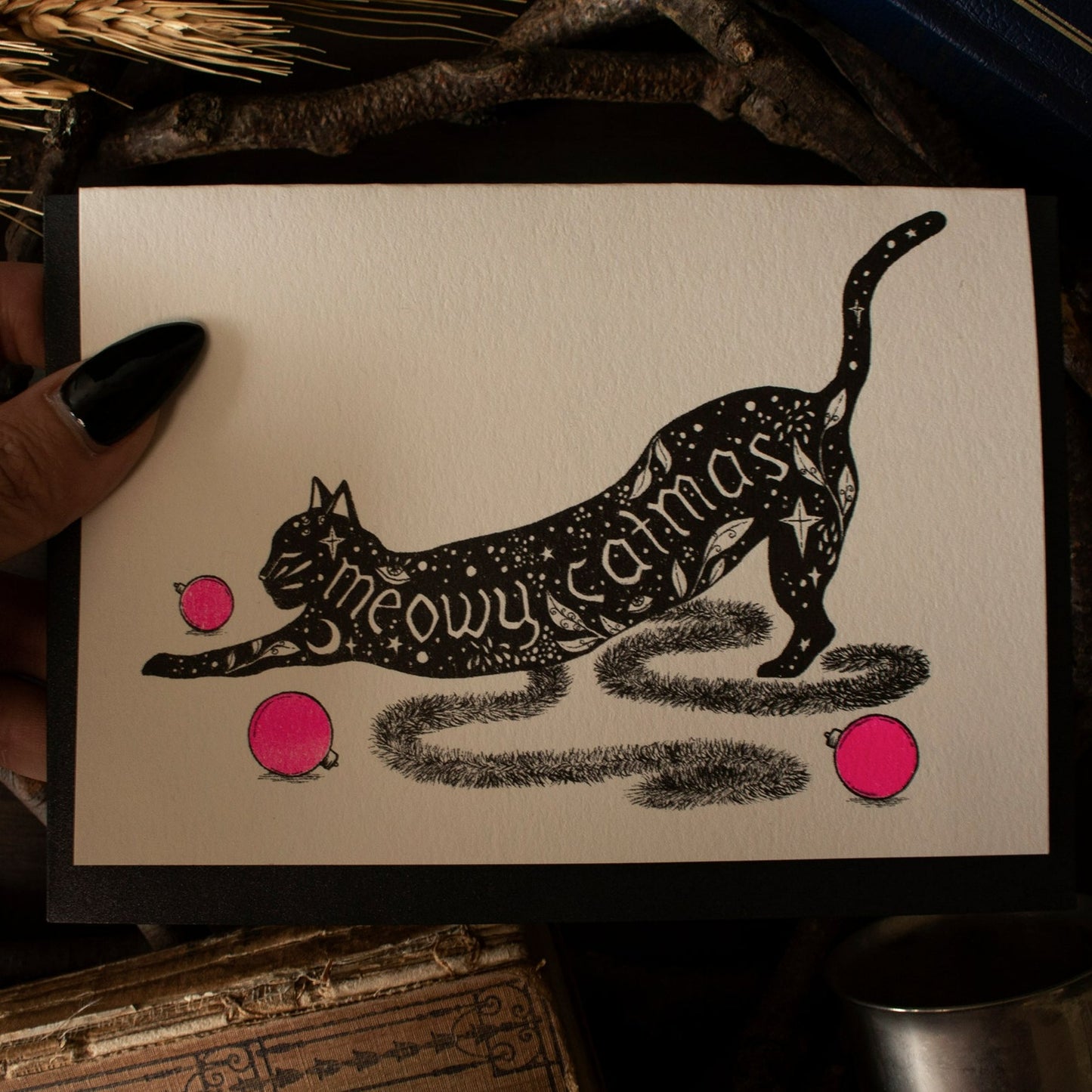 MEOWY CATMAS XMAS GREETING CARD