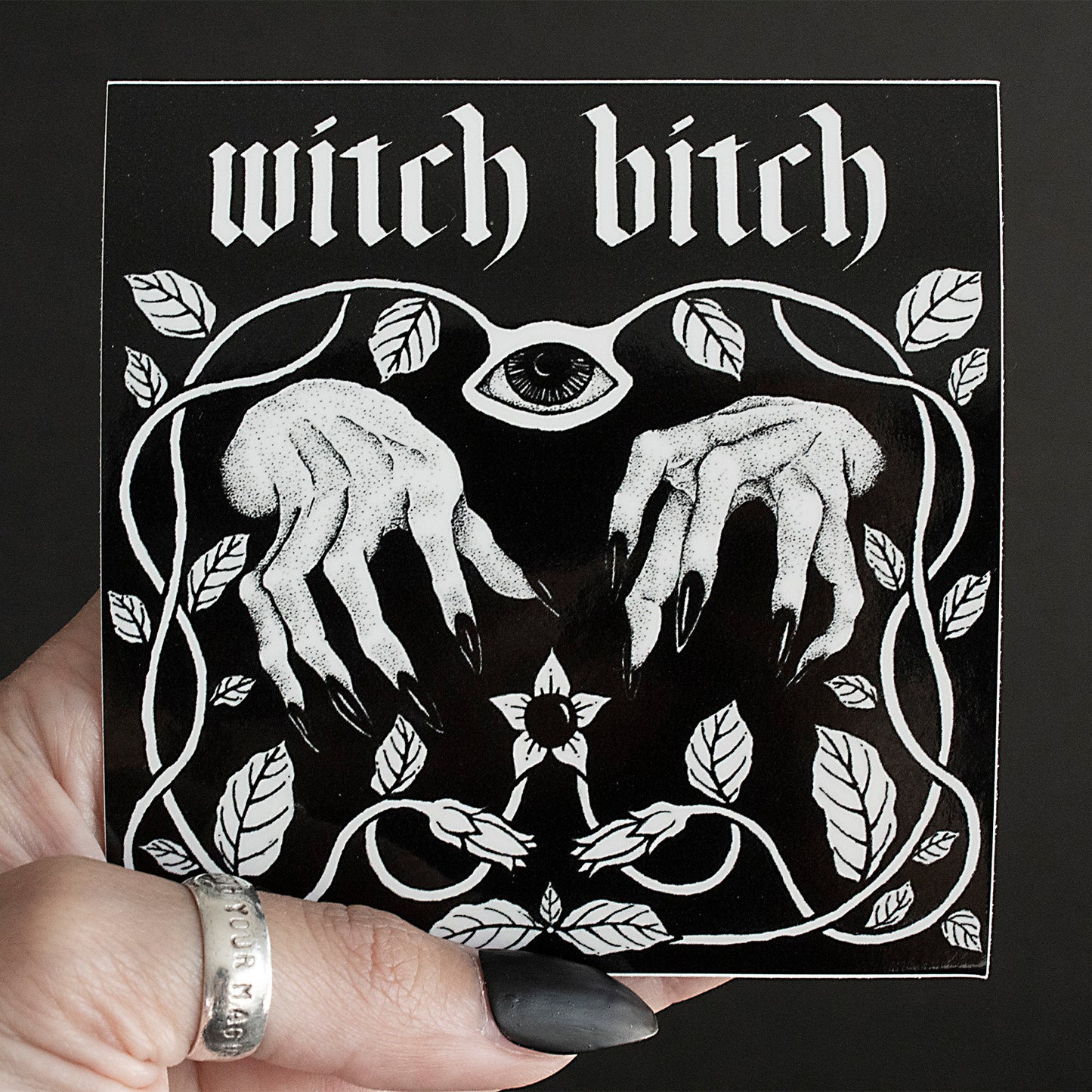 WITCHY VINYL STICKER