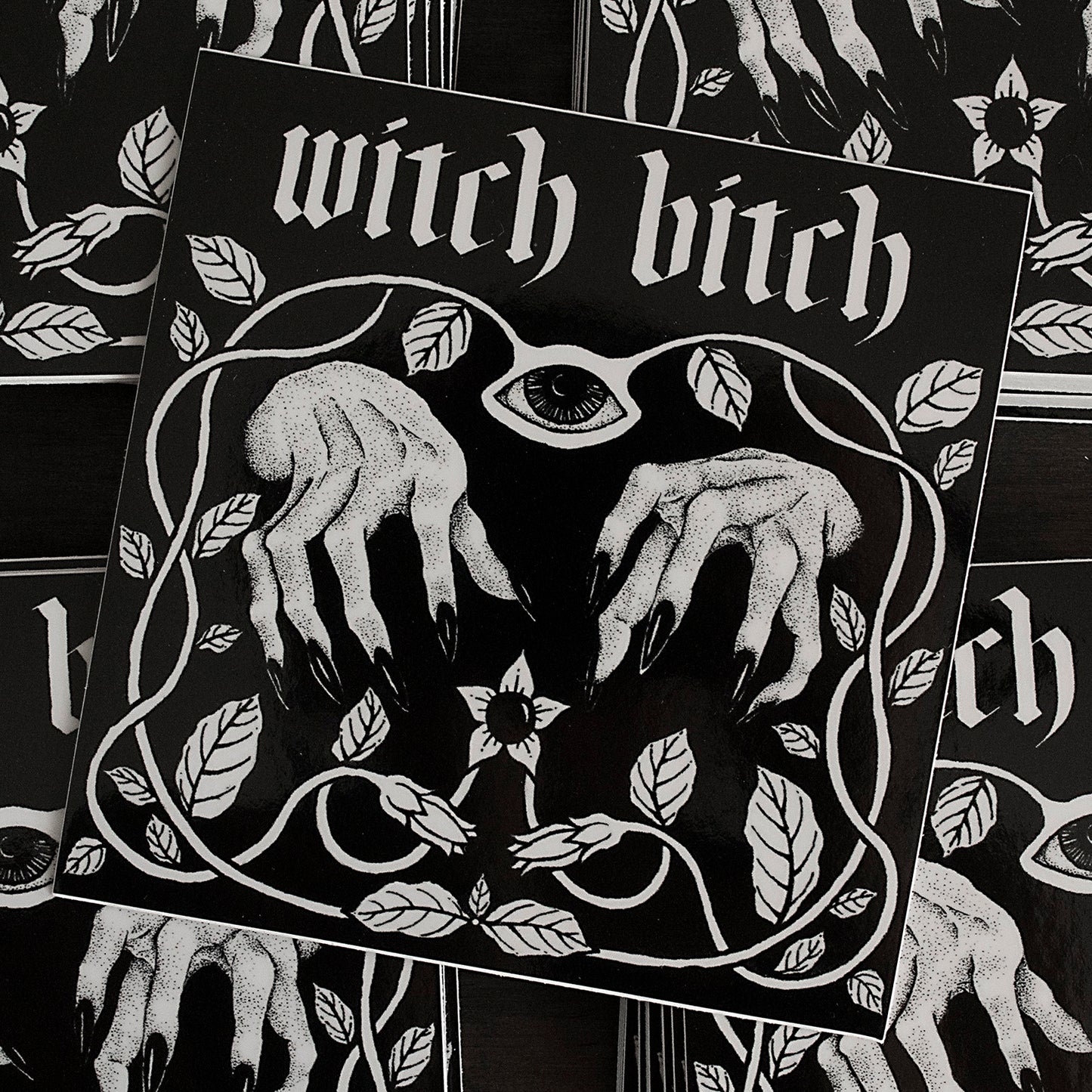 WITCHY VINYL STICKER