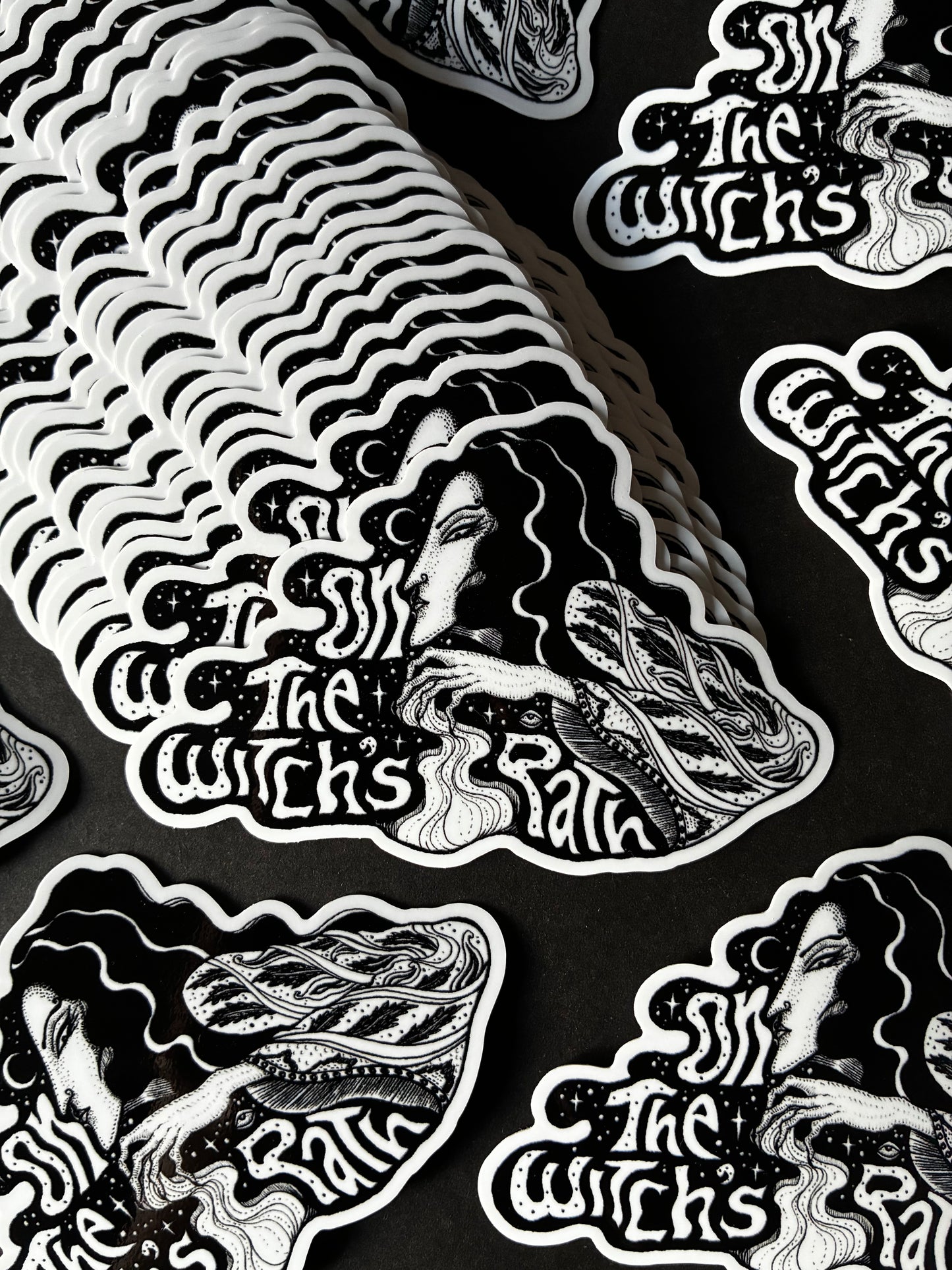 "ON THE WITCH'S PATH" VINYL STICKER