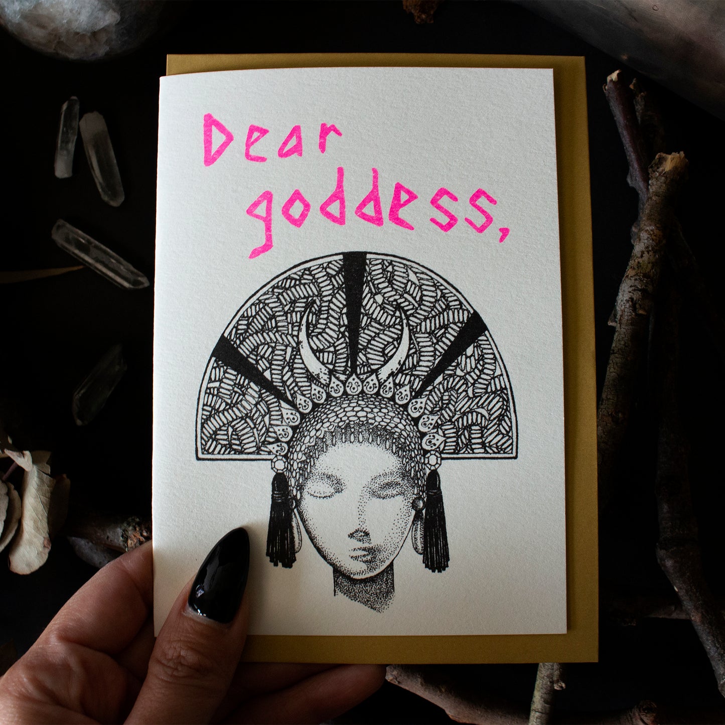 DEAR GODDESS GREETING CARD