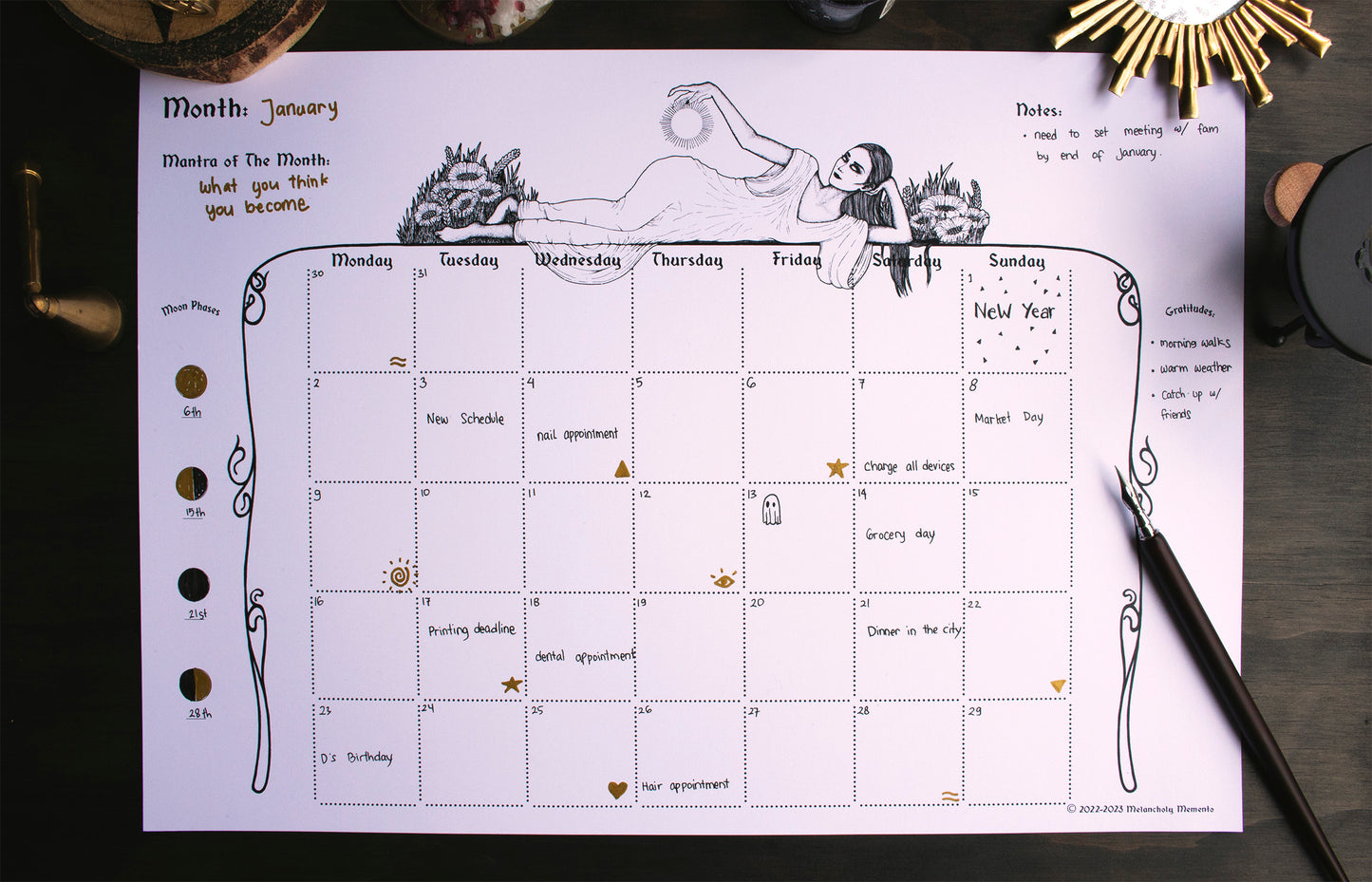 EPIPHANY DESK CALENDAR [ PRINTABLE ]