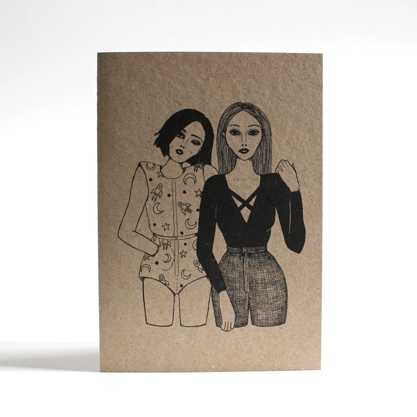 GIRLFRIEND FRIENDSHIP GREETING CARD